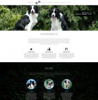 One-Page Dog Breeding Website Template Screenshot