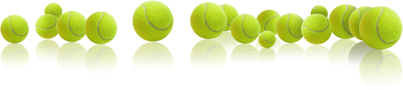 miniature tennis balls