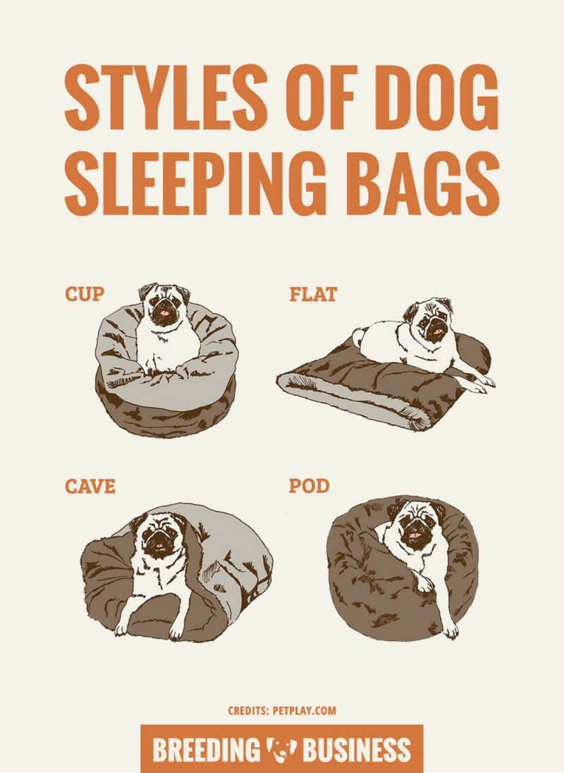 styles of sleeping bags for dogs