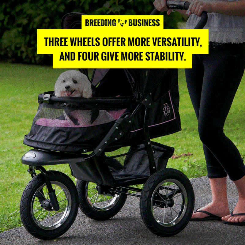 wheels in dog strollers