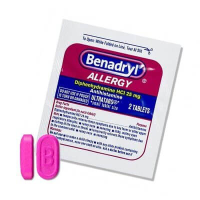 benadryl for dogs capsules or tablets