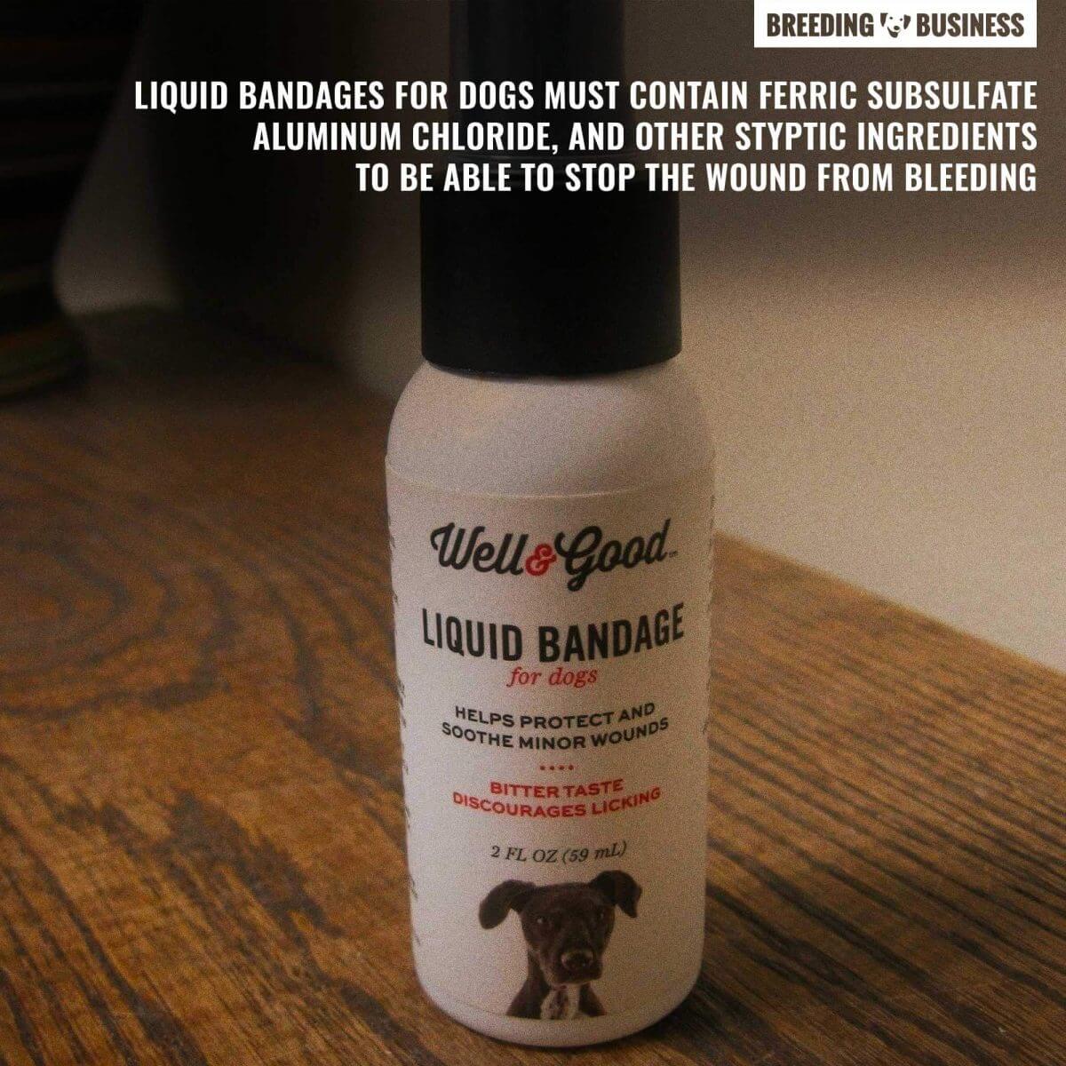 liquid plaster for dogs