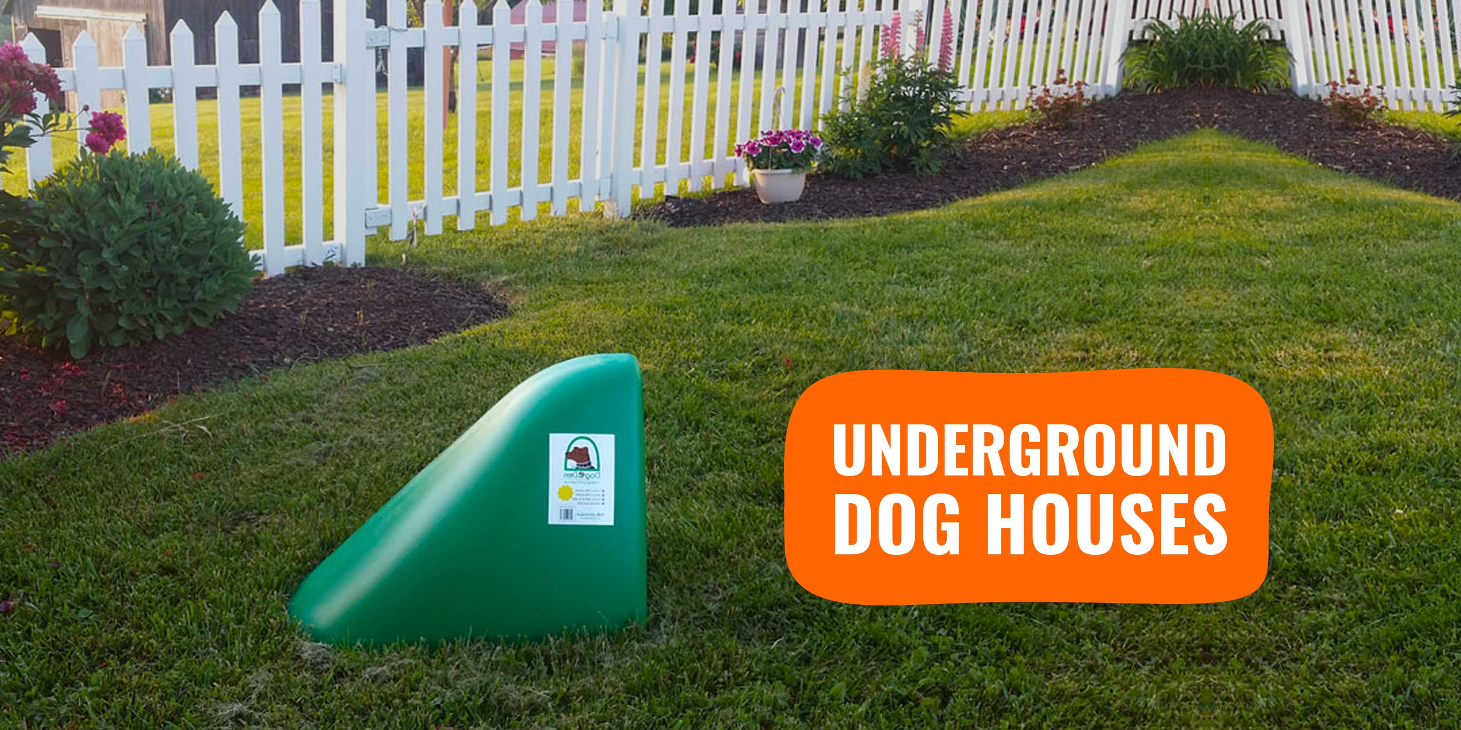 large underground dog house